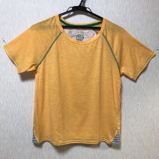 イエローＴシャツ★Ｍ★USED(Tシャツ(半袖/袖なし))