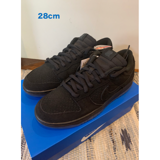 ナイキ(NIKE)の【よっしー様専用28cm】NIKE DUNK LOWSPUNDFTD BLACK(スニーカー)