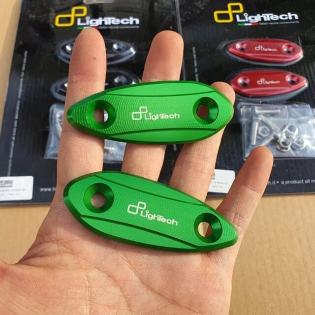LighTech - zx25r zx6r ミラー ブラインド プレートの通販 by LighTech - zx25r zx6r ミラー ブラインド プレートの通販 by