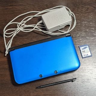 ニンテンドー3DS(ニンテンドー3DS)のニンテンドー3DS LL ブルー×ブラック(家庭用ゲーム機本体)