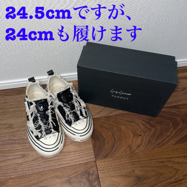 定価50600円 Yohji Yamamoto XVESSEL スニーカー 白 交換無料 12096円