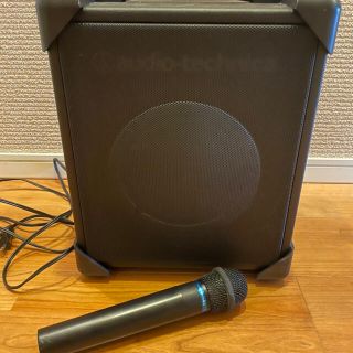 オーディオテクニカ(audio-technica)のワイヤレスアンプスピーカー、マイク付き(スピーカー)