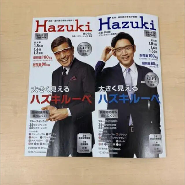 ♦️R123新品HAZUKIコンパクトNパープル1.6x♦️正規品価格6400円 レディースのファッション小物(サングラス/メガネ)の商品写真