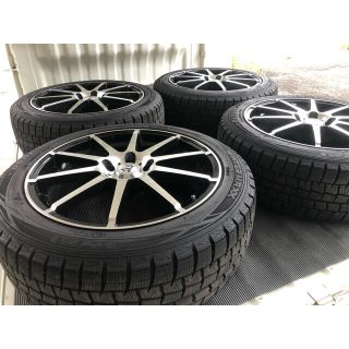 ダンロップ(DUNLOP)の2019年製スタッドレス&ホイール4本セット　cx-3、ヤリスクロス等(タイヤ・ホイールセット)