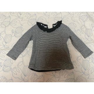 プチバトー(PETIT BATEAU)のプチバトー　長袖カットソー　2枚セット　24month 86センチ(シャツ/カットソー)