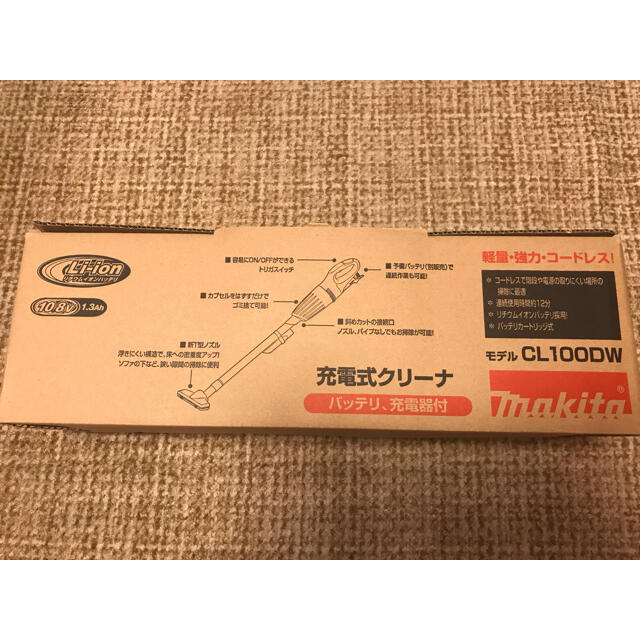 Makita(マキタ)のmakita コードレスクリーナー　CL100DW スマホ/家電/カメラの生活家電(掃除機)の商品写真