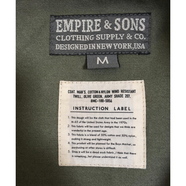 新品 ボーイズマーケット別注EMPIRE&SONS×BoysMarket  M