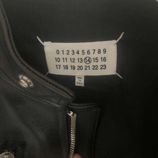 Maison Martin Margiela(マルタンマルジェラ)のMaison Margiela マルジェラ　八の字ライダース　5zipライダース メンズのジャケット/アウター(ライダースジャケット)の商品写真