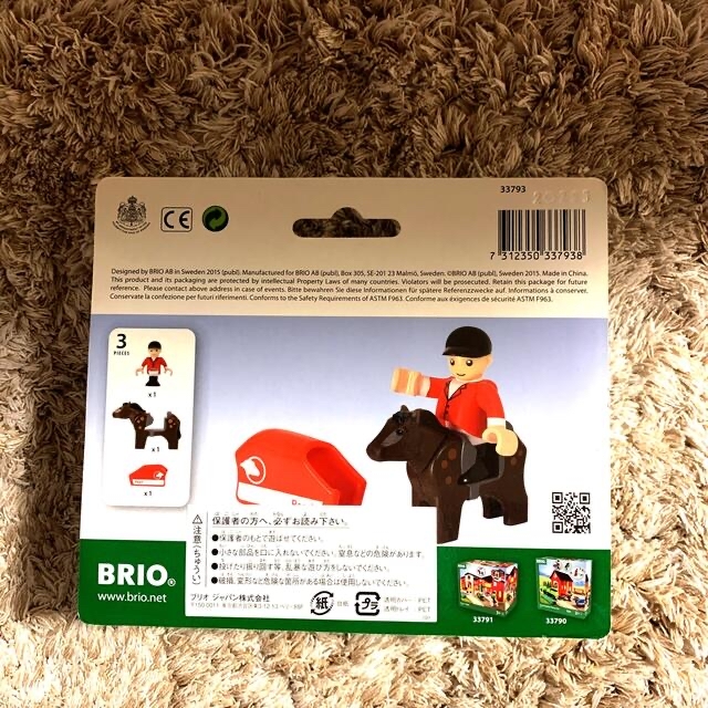 BRIO(ブリオ)の※お値下げしました！BRIO HorseRider キッズ/ベビー/マタニティのおもちゃ(電車のおもちゃ/車)の商品写真