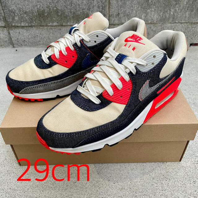 NIKE(ナイキ)のDENHAM × NIKE AIR MAX 90 "INFRARED" メンズの靴/シューズ(スニーカー)の商品写真