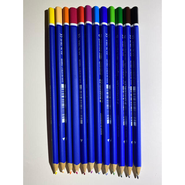 ステッドラー・エルゴソフト 水彩色鉛筆 12色セットの通販 by フジ's