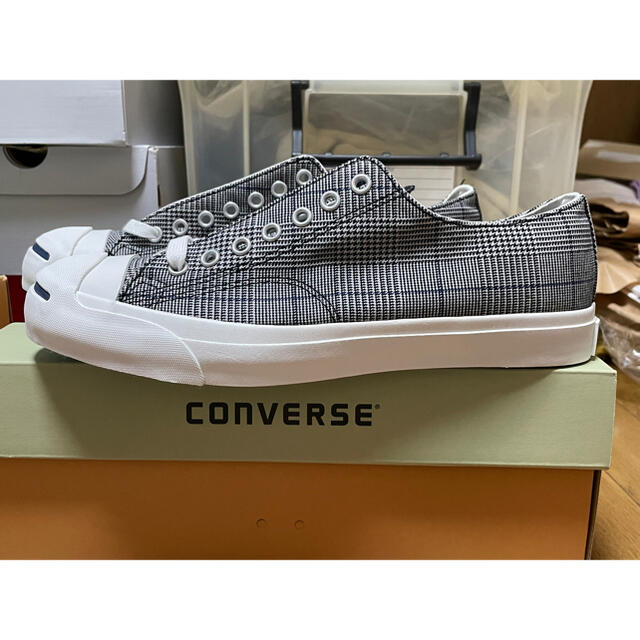 CONVERSE(コンバース)のCONVERSE ジャックパーセル グレンチェック 27.5 グレー メンズの靴/シューズ(スニーカー)の商品写真