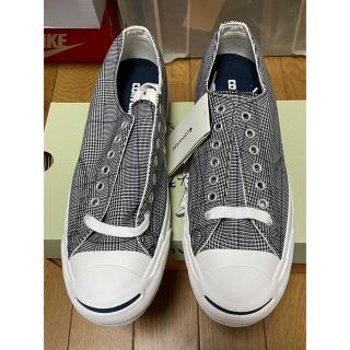 コンバース(CONVERSE)のCONVERSE ジャックパーセル グレンチェック 27.5 グレー(スニーカー)