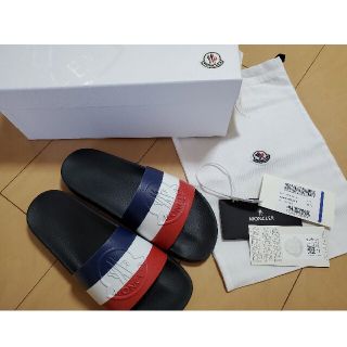 モンクレール(MONCLER)のMONCLER モンクレール　トリコロール　ロゴサンダル　スリッパ　ベナッシ(サンダル)