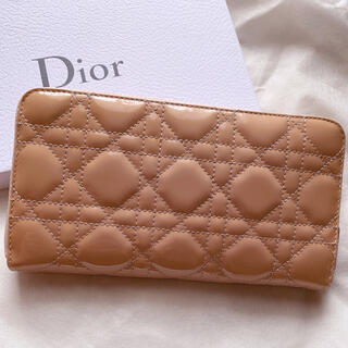 クリスチャンディオール(Christian Dior)のクリスチャンディオール　エナメル長財布　未使用(財布)