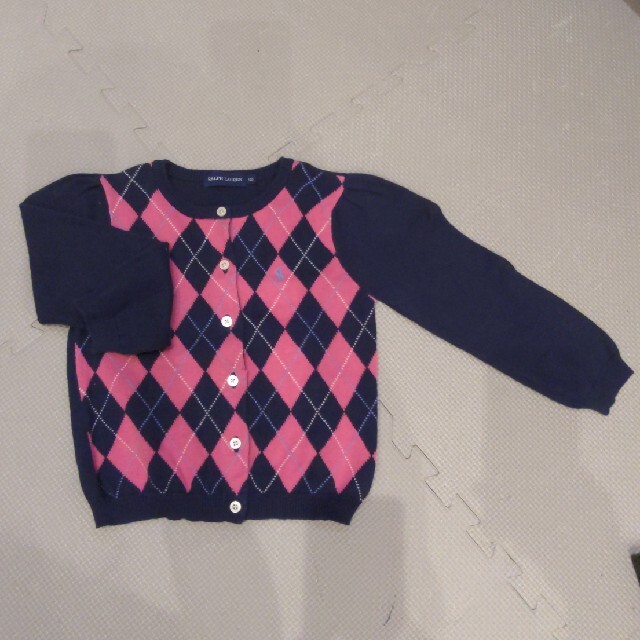 RALPH LAUREN　100　カーディガン キッズ/ベビー/マタニティのキッズ服女の子用(90cm~)(カーディガン)の商品写真