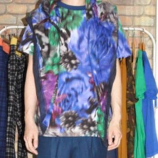 エルエイチピー(LHP)の【美品】MUZE グラフィック T シャツ "枯花柄"  13aw(Tシャツ/カットソー(半袖/袖なし))