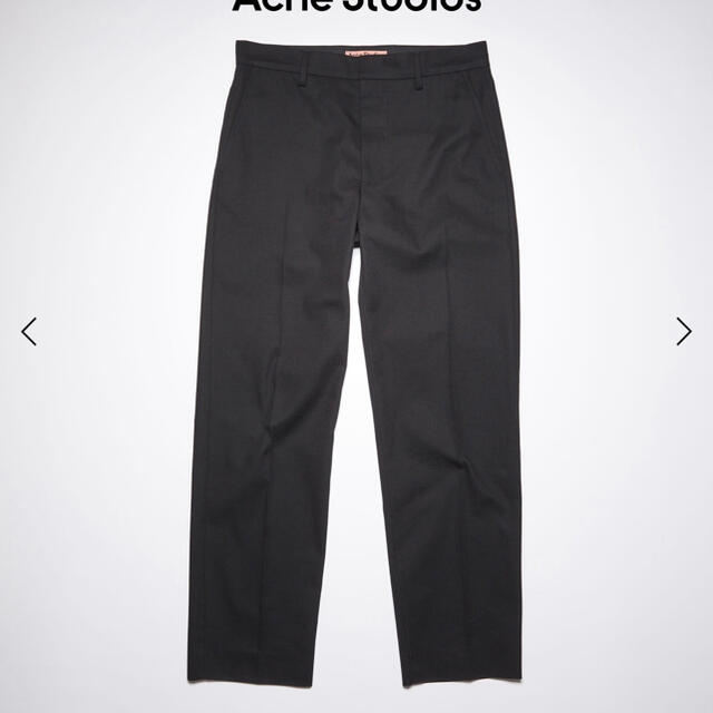 ACNE(アクネ)の 新品 アクネ Acne パンツ ブラック 46 トラウザーズ メンズのパンツ(その他)の商品写真