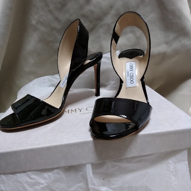 【極美品】JIMMY CHOO☆レースパンプス☆38 1/2 (25.5㎝)☆黒