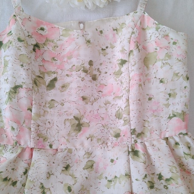 LAISSE PASSE - レッセパッセ新品タグ付M花柄フレアキャミワンピース春