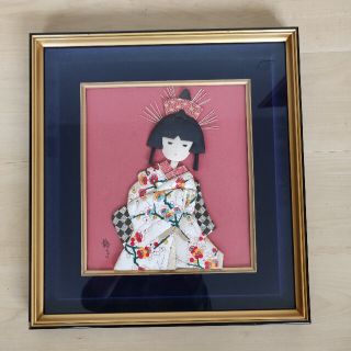 額　昭和レトロ　ハンドメイド　手作り　女の子(その他)