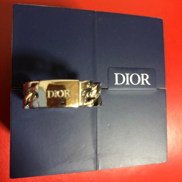 DIOR HOMME(ディオールオム)のDIOR CD ICON チェーンリンクリング L size メンズのアクセサリー(リング(指輪))の商品写真