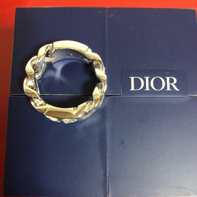 DIOR HOMME(ディオールオム)のDIOR CD ICON チェーンリンクリング L size メンズのアクセサリー(リング(指輪))の商品写真