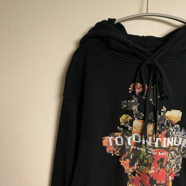 SHAREEF(シャリーフ)の【希少】SHAREEF  DOT FLOWER BIG HOODIE ブラック メンズのトップス(パーカー)の商品写真