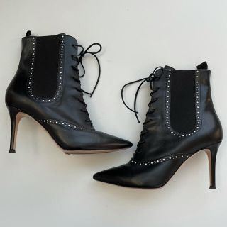 ジャンヴィットロッシ(Gianvito Rossi)のGianvito Rossi ジャンビトロッシ ショートブーツ レースアップ(ブーツ)