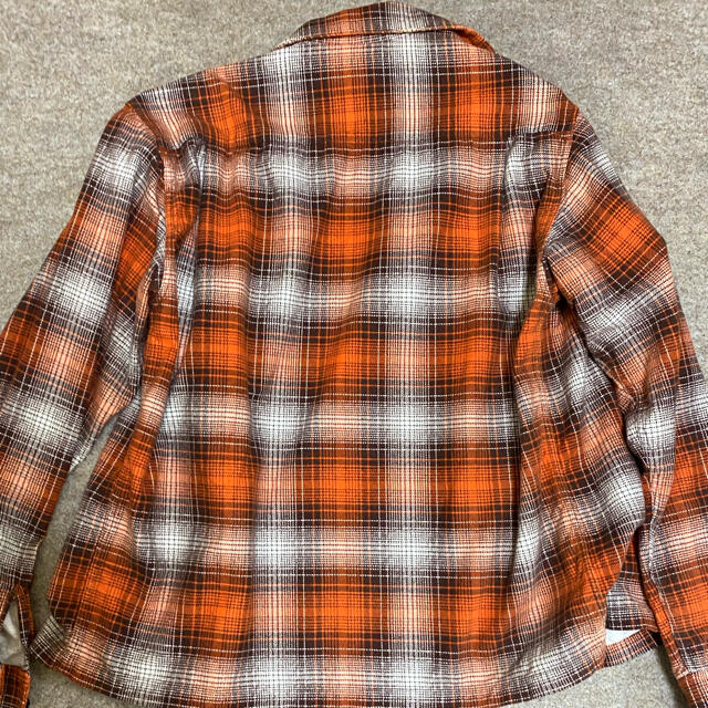 THE FLAT HEAD(フラットヘッド)のフラットヘッド シャツチェック ネルシャツ 38 橙  メンズのトップス(シャツ)の商品写真