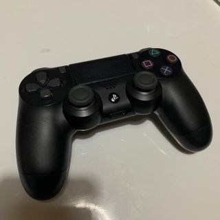 プレイステーション4(PlayStation4)の【純正】完動品 PS4  コントローラー DUALSHOCK4 ブラック(家庭用ゲーム機本体)