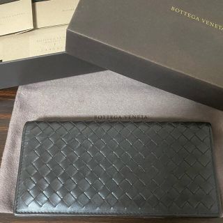 ボッテガヴェネタ(Bottega Veneta)のBottega Veneta / イントレチャート長財布 / ダークブラウン(長財布)