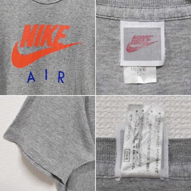 NIKE(ナイキ)のL 90s ナイキ NIKE AIR Tシャツ 銀タグ JAPAN製 メンズのトップス(Tシャツ/カットソー(半袖/袖なし))の商品写真