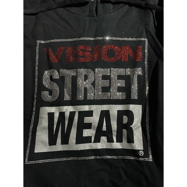 VISION STREET WEAR(ヴィジョン ストリート ウェア)の【新品】VISION STREET WEAR  トレーナー 両ポケット付き レディースのトップス(パーカー)の商品写真