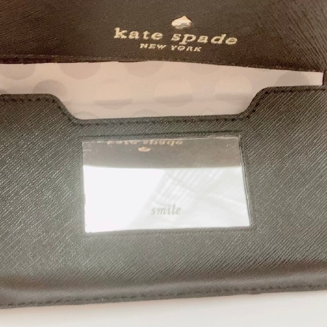 kate spade new york(ケイトスペードニューヨーク)のkate spade newyork　iPhoneカバーケース　ブラック スマホ/家電/カメラのスマホアクセサリー(iPhoneケース)の商品写真