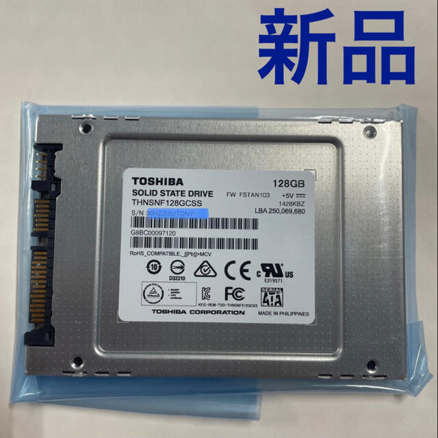 ②-W573 TOSHIBA SATA 2.5 128GB SSD 4点