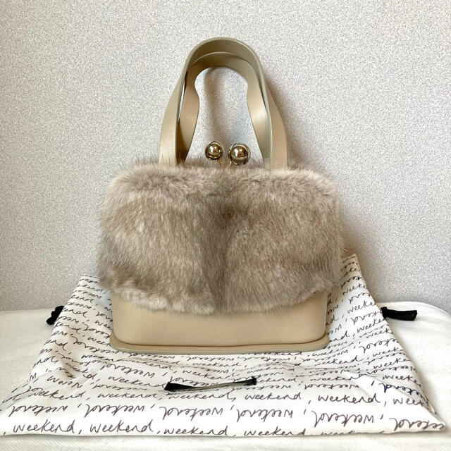 【極美品】Max Mara weekend がま口チェーンショルダーバッグ