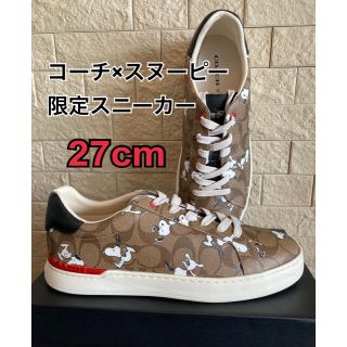 COACH - 新品未使用☆コーチ×スヌーピーコラボ スニーカーの通販 by COACH - 新品未使用☆コーチ×スヌーピーコラボ スニーカーの通販 by