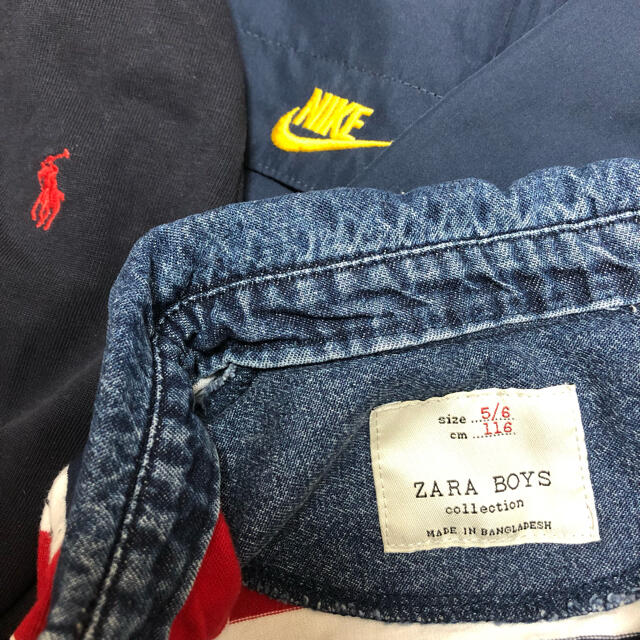 NIKE(ナイキ)の【りんごちゃん専用】男の子　5点セット120 POLO NIKE  ZARA キッズ/ベビー/マタニティのキッズ服男の子用(90cm~)(ジャケット/上着)の商品写真