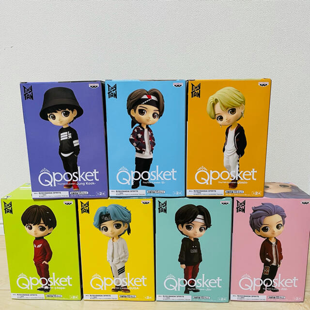 Qposket TinyTan  BTS Aカラー 7体セット 2