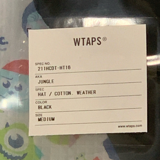 W)taps(ダブルタップス)のWTAPS 21SS ブラック ハットサイズ M メンズの帽子(ハット)の商品写真