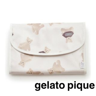 ジェラートピケ(gelato pique)の新品【 ジェラートピケ 】じゃばら 母子手帳ケース テディベア(母子手帳ケース)