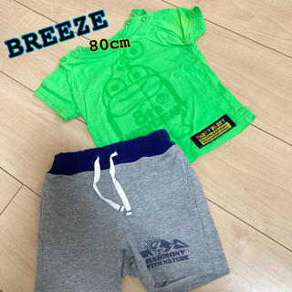 ブリーズ(BREEZE)のBREEZE ブリーズ ベビー服 服 ベビー 子ども 上下セット Tシャツ(Ｔシャツ)