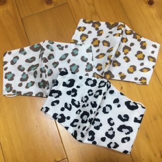 ヒョウ柄マスク　3枚セット　ハンドメイド(その他)