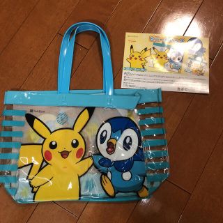 ポケモン(ポケモン)の新品　プールバッグ ビニールバック ポケモン(マリン/スイミング)