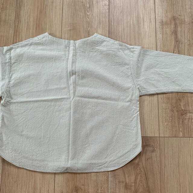 oatmeal スリットネックシャツ 韓国子供服 キッズ/ベビー/マタニティのキッズ服男の子用(90cm~)(ブラウス)の商品写真