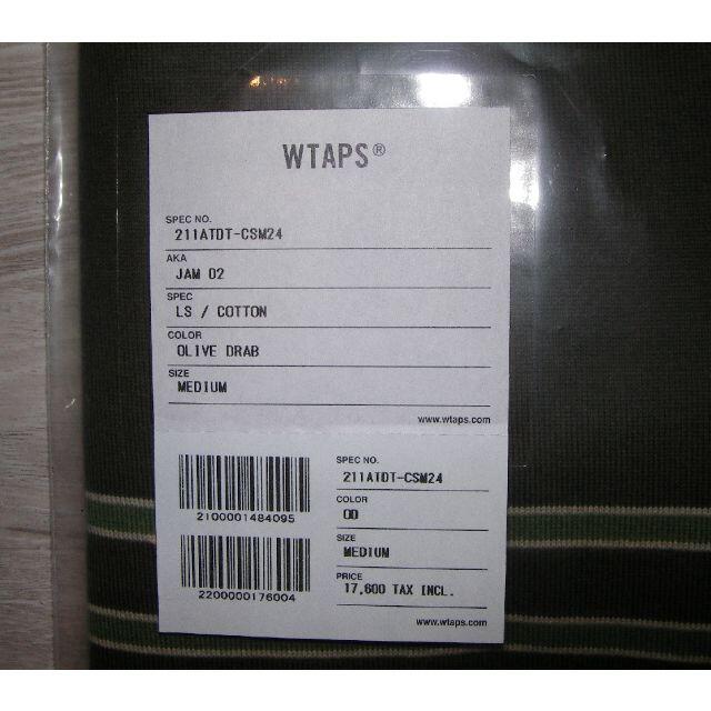 W)taps(ダブルタップス)のJAM 02 LS 2 M OD WTAPS 21ss ボーダー ロンT メンズのトップス(Tシャツ/カットソー(七分/長袖))の商品写真