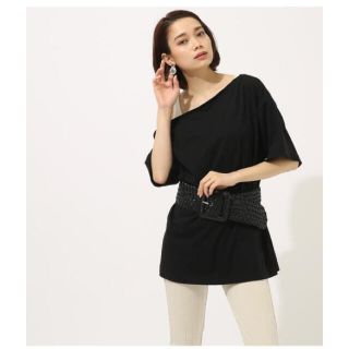 アズールバイマウジー(AZUL by moussy)の【らみ様専用】ワンショルダールーズカットトップス　アズール(Tシャツ(半袖/袖なし))