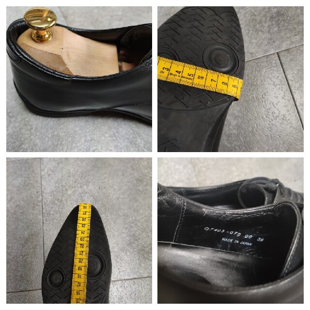 SANYO YAMACHO(サンヨウヤマチョウ)の【三陽山長】 ストレートチップ ブローグ レザーシューズ ブラック 日本製 メンズの靴/シューズ(ドレス/ビジネス)の商品写真