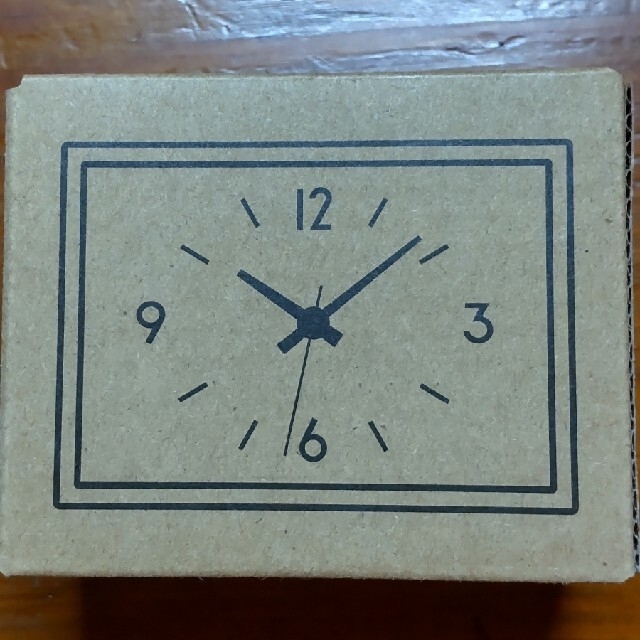 MUJI (無印良品)(ムジルシリョウヒン)の駅の時計・ミニ　STATION CLOCK/MINI インテリア/住まい/日用品のインテリア小物(置時計)の商品写真